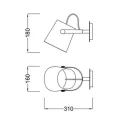 MANTRA NORDICA decorative indoor wall lamp 