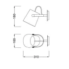 MANTRA NORDICA decorative indoor wall lamp 