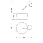 MANTRA NORDICA Decorative indoor pendant lamp 