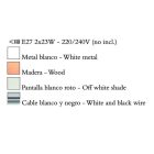 MANTRA NORDICA Decorative indoor pendant lamp 