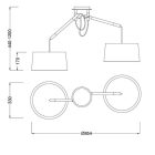  Mantra Nordica 4931 Multi-branch Suspension Metal