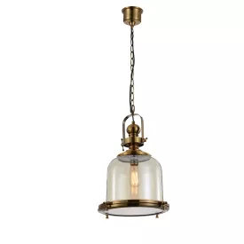    Mantra Vintage 4971 Single Prong Pendant Antique Copper Metal
