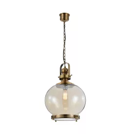    Mantra Vintage 4974 Single Prong Pendant Antique Copper Metal