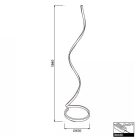 MANTRA NUR Decorative indoor floor lamp LED, dimmable