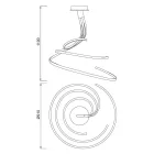  Mantra Nur Xl 5003 Ceiling Lamp Chrome Silver