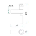  Mantra Bahia 5234 Wall Reading Lamp Satin Nickel Led