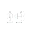  MANTRA-5316 TEK wall lamp + reading lamp (body only)