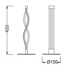  Mantra Sahara Xl 5402 Floor Lamp Brown