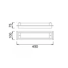 MANTRA TUBE Decorative indoor wall lamp LED