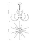 MANTRA VERSAILLES Decorative indoor pendant lamp LED 