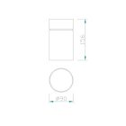  Mantra Aruba 5627 Ceiling Spot Lamp White