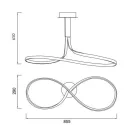  Mantra Nur Forja 5707 Ceiling Lamp Brown