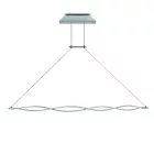  Mantra Sahara Plata 5815 LED Pendant Silver