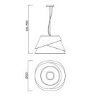 MANTRA ALBORAN Decorative indoor pendant lamp, large 