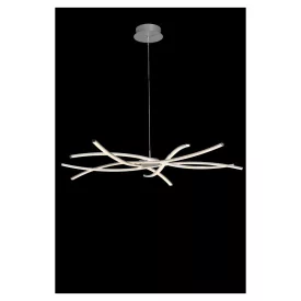  Mantra Aire Led 5910 Modern Pendant Silver Metal