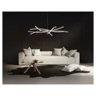  Mantra Aire Led 5910 Modern Pendant Silver Metal