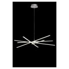  Mantra Aire Led 5911 Modern Pendant Silver Metal