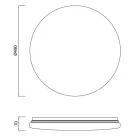 MANTRA ZERO II decorative indoor ceiling lamp 