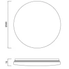 MANTRA ZERO II decorative indoor ceiling lamp 