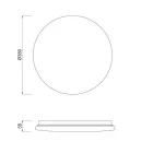 MANTRA ZERO II decorative indoor ceiling lamp 