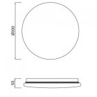 MANTRA ZERO II decorative indoor ceiling lamp 