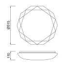 MANTRA DIAMANTE II decorative indoor ceiling lamp LED 