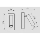 MANTRA TARIFA TEK wall reading lamp LED 