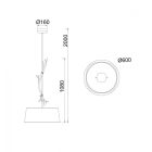 MANTRA SABINA decorative indoor pendant lamp - large