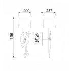 MANTRA SABINA decorative indoor wall lamp 