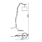 MANTRA SABINA decorative indoor floor lamp 