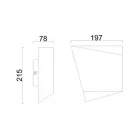 MANTRA ASIMETRIC TEK wall lamp 