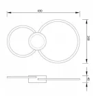  Mantra mural 6230 Wall Lamp Matt White Led