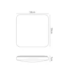 MANTRA QUATRO II Decorative indoor ceiling lamp LED 