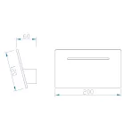  MANTRA-6253 TEK LED wall lamp