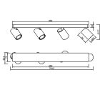Mantra spotlámpa SAL TEK Spot Lights 6280 IP20 matt fehér mag 12.8cm