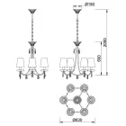  MANTRA-6302 Decorative indoor hanging lamp