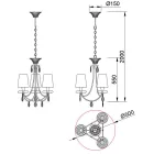 MANTRA-6303 Decorative indoor hanging lamp