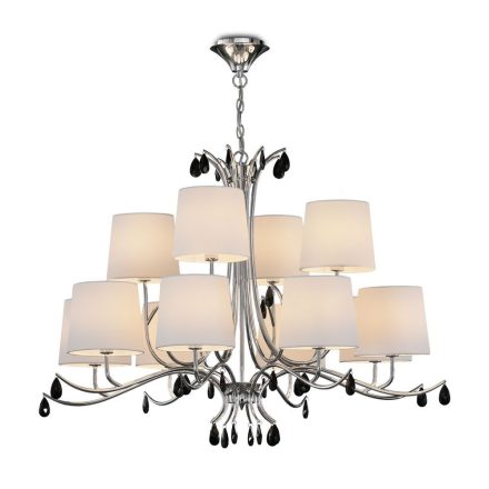  Mantra ANDREA CHROME 6310 attachment chrome white metal fabric