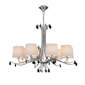    Mantra ANDREA CHROME 6312 attachment chrome white metal fabric