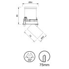 MANTRA GARDA TEK recessed LED 
