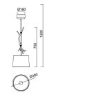 MANTRA SABINA decorative indoor pendant lamp  - small