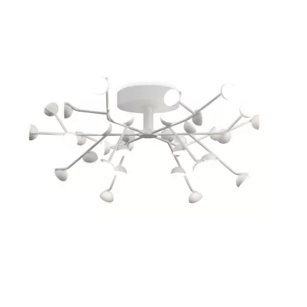 Mantra Adn White 6415 Ceiling Lamp White White Aluminum Acrylic