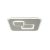 MANTRA QUAD Decorative Indoor Ceiling Lamp LED Square Remote Control