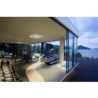 MANTRA QUAD Decorative indoor ceiling lamp LED with square remote control