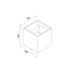 MANTRA DAVOS Outdoor wall lamp Outdoor LED  IP54