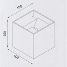 MANTRA DAVOS Outdoor wall lamp Outdoor LED  IP54