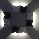  Mantra Triax 6525 Outdoor Wall Lamp Gray Led