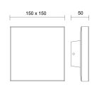 MANTRA BORA outdoor wall lamp outdoor LED  IP54