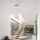  Mantra Mural 6560 Ceiling Lamp Matt White Led