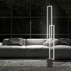  Mantra Mural 6563 Floor Lamp White Led